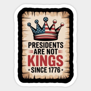 No-kings-in-america Sticker